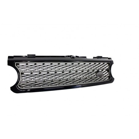 Central Grille suitable for Land ROVER Range ROVER Vogue III (L322) (2006-2009) Black Grey Autobiography Supercharged Edition Central Grille suitable for Land ROVER Range ROVER Vogue III (L322) (2006-2009) Black Grey Autobiography Supercharged Edition