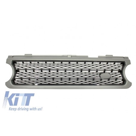 Central Grille suitable for Land ROVER Range ROVER Vogue III (L322) (2006-2009) Grey Black Autobiography Supercharged Edition Central Grille suitable for Land ROVER Range ROVER Vogue III (L322) (2006-2009) Grey Black Autobiography Supercharged Edition