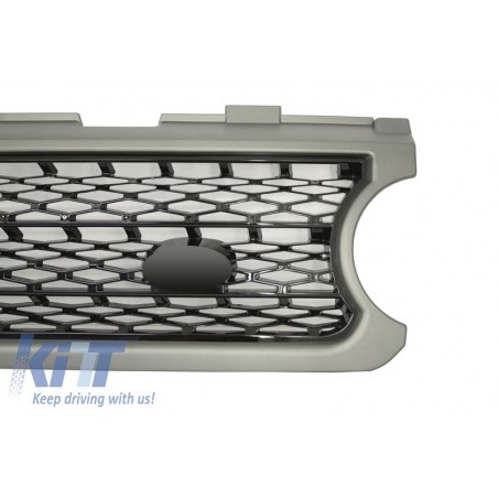 Central Grille suitable for Land ROVER Range ROVER Vogue III (L322) (2006-2009) Grey Black Autobiography Supercharged Edition Central Grille suitable for Land ROVER Range ROVER Vogue III (L322) (2006-2009) Grey Black Autobiography Supercharged Edition