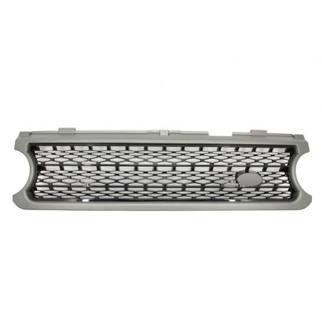 Central Grille suitable for Land ROVER Range ROVER Vogue III (L322) (2006-2009) Grey Black Autobiography Supercharged Edition Central Grille suitable for Land ROVER Range ROVER Vogue III (L322) (2006-2009) Grey Black Autobiography Supercharged Edition