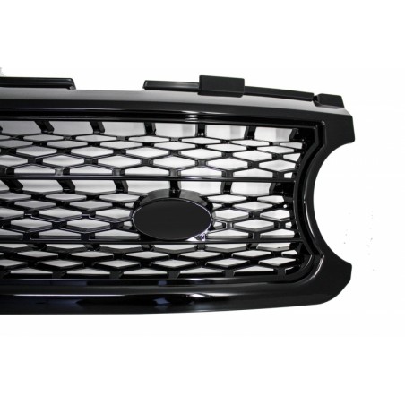 Central Grille suitable for Land ROVER Range ROVER Vogue III (L322) (2006-2009) All Black Autobiography Supercharged Edition Central Grille suitable for Land ROVER Range ROVER Vogue III (L322) (2006-2009) All Black Autobiography Supercharged Edition