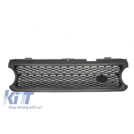 Central Grille suitable for Land ROVER Range ROVER Vogue III (L322) (2006-2009) Silver Autobiography Supercharged Edition Central Grille suitable for Land ROVER Range ROVER Vogue III (L322) (2006-2009) Silver Autobiography Supercharged Edition