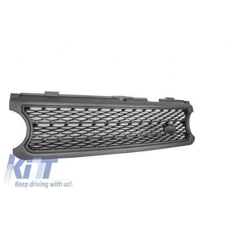 Central Grille suitable for Land ROVER Range ROVER Vogue III (L322) (2006-2009) Silver Autobiography Supercharged Edition Central Grille suitable for Land ROVER Range ROVER Vogue III (L322) (2006-2009) Silver Autobiography Supercharged Edition