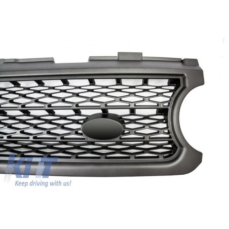Central Grille suitable for Land ROVER Range ROVER Vogue III (L322) (2006-2009) Silver Autobiography Supercharged Edition Central Grille suitable for Land ROVER Range ROVER Vogue III (L322) (2006-2009) Silver Autobiography Supercharged Edition