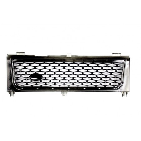Central Grille suitable for Land ROVER Range ROVER Vogue III (L322) (2002-2005) All Black Autobiography Supercharged Edition Central Grille suitable for Land ROVER Range ROVER Vogue III (L322) (2002-2005) All Black Autobiography Supercharged Edition