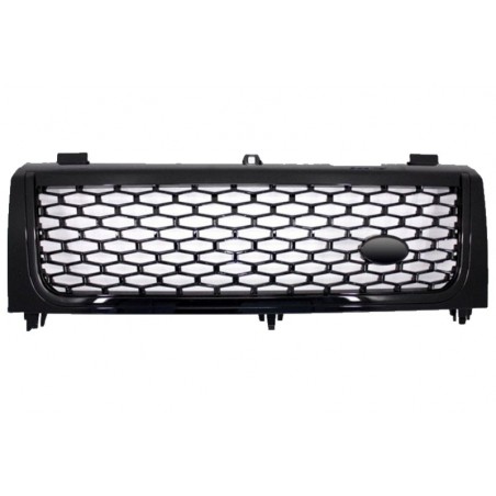 Central Grille suitable for Land ROVER Range ROVER Vogue III (L322) (2002-2005) All Black Autobiography Supercharged Edition Central Grille suitable for Land ROVER Range ROVER Vogue III (L322) (2002-2005) All Black Autobiography Supercharged Edition
