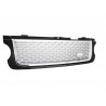 Central Grille suitable for Land ROVER Range ROVER Vogue III (L322) (2010-2012) Black Silver Autobiography Supercharged Edition Central Grille suitable for Land ROVER Range ROVER Vogue III (L322) (2010-2012) Black Silver Autobiography Supercharged Edition