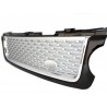 Central Grille suitable for Land ROVER Range ROVER Vogue III (L322) (2010-2012) Black Silver Autobiography Supercharged Edition Central Grille suitable for Land ROVER Range ROVER Vogue III (L322) (2010-2012) Black Silver Autobiography Supercharged Edition