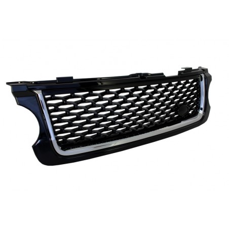 Central Grille suitable for Land ROVER Range ROVER Vogue III (L322) (2010-2012) All Black Autobiography Supercharged Edition Central Grille suitable for Land ROVER Range ROVER Vogue III (L322) (2010-2012) All Black Autobiography Supercharged Edition