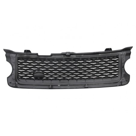 Central Grille suitable for Land ROVER Range ROVER Vogue III (L322) (2010-2012) All Black Autobiography Supercharged Edition Central Grille suitable for Land ROVER Range ROVER Vogue III (L322) (2010-2012) All Black Autobiography Supercharged Edition