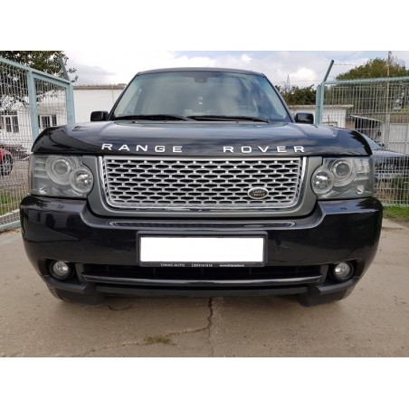 Central Grille suitable for Land ROVER Range ROVER Vogue III (L322) (2010-2012) Grey Silver Autobiography Supercharged Edition Central Grille suitable for Land ROVER Range ROVER Vogue III (L322) (2010-2012) Grey Silver Autobiography Supercharged Edition