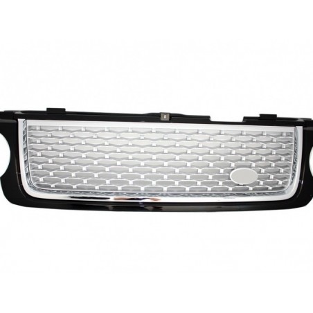 Central Grille and Side Vents Assembly suitable for Land ROVER Range ROVER Vogue (L322) (2010-2012) Autobiography Look Black Ed Central Grille and Side Vents Assembly suitable for Land ROVER Range ROVER Vogue (L322) (2010-2012) Autobiography Look Black Ed