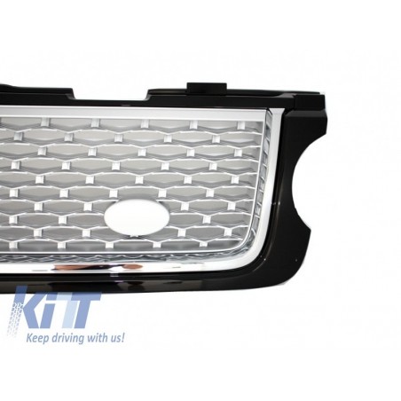 Central Grille and Side Vents Assembly suitable for Land ROVER Range ROVER Vogue (L322) (2010-2012) Autobiography Look Black Ed Central Grille and Side Vents Assembly suitable for Land ROVER Range ROVER Vogue (L322) (2010-2012) Autobiography Look Black Ed