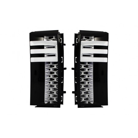 Central Grille and Side Vents Assembly suitable for Land ROVER Range ROVER Vogue (L322) (2010-2012) Autobiography Look Black Ed Central Grille and Side Vents Assembly suitable for Land ROVER Range ROVER Vogue (L322) (2010-2012) Autobiography Look Black Ed