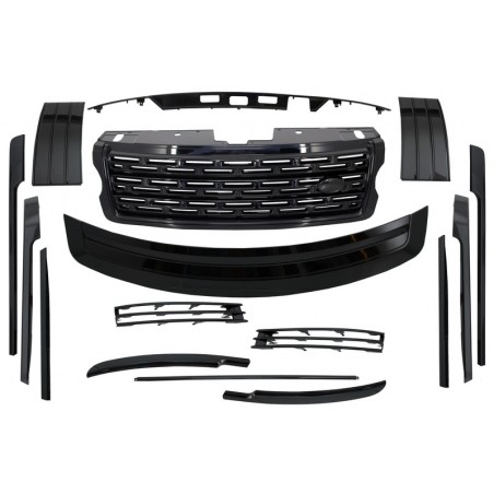 suitable for Range ROVER Vogue IV (L405) (2013-2017) Autobiography Design Body Kit Trims & Grills Pack Black Santorini Edition suitable for Range ROVER Vogue IV (L405) (2013-2017) Autobiography Design Body Kit Trims & Grills Pack Black Santorini Edition