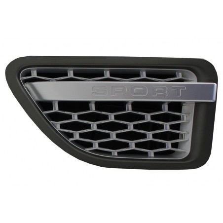 Central Grille and Side Vents Assembly suitable for Land ROVER Range ROVER Sport (2005-2008) L320 Autobiography Look Silver Edi Central Grille and Side Vents Assembly suitable for Land ROVER Range ROVER Sport (2005-2008) L320 Autobiography Look Silver Edi