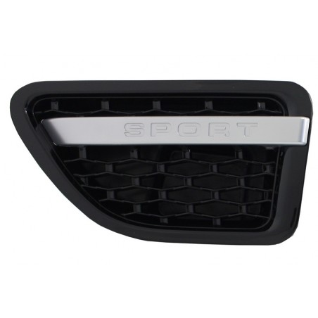 Central Grille and Side Vents Assembly suitable for Land ROVER Range ROVER Sport (2005-2008) L320 Autobiography Look All Black Central Grille and Side Vents Assembly suitable for Land ROVER Range ROVER Sport (2005-2008) L320 Autobiography Look All Black