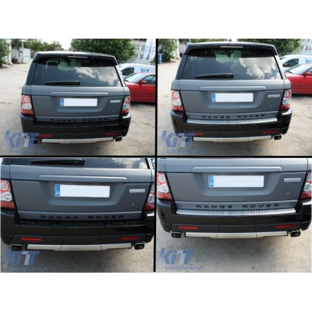 Rear Bumper Protector Sill Plate Foot Plate Aluminum Cover suitable for Range ROVER Sport L320 (Tailgate Boot Trim ) Rear Bumper Protector Sill Plate Foot Plate Aluminum Cover suitable for Range ROVER Sport L320 (Tailgate Boot Trim )