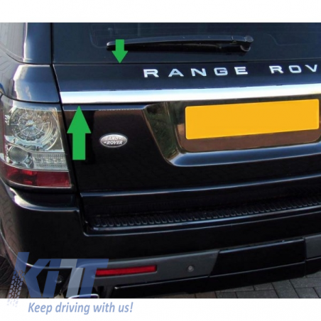 suitable for Range ROVER Sport L320 (05-11) 2012 Facelift Style Rear Trunk Tailgate Conversion Kit Chrome Autobiography Look suitable for Range ROVER Sport L320 (05-11) 2012 Facelift Style Rear Trunk Tailgate Conversion Kit Chrome Autobiography Look