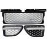Central Grille and Side Vents Assembly suitable for Land ROVER Range ROVER Sport (2005-2008) L320 Autobiography Look Black Silve Central Grille and Side Vents Assembly suitable for Land ROVER Range ROVER Sport (2005-2008) L320 Autobiography Look Black Silve