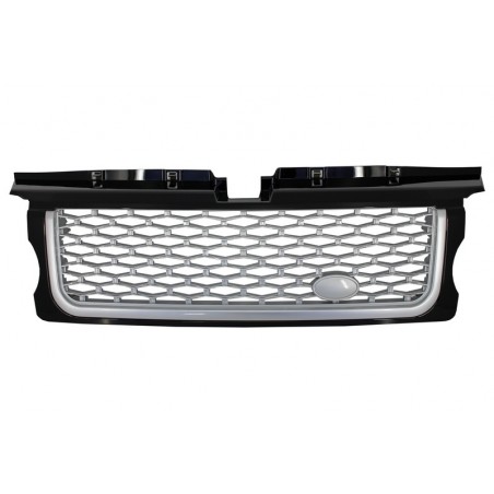 Central Grille and Side Vents Assembly suitable for Land ROVER Range ROVER Sport (2005-2008) L320 Autobiography Look Black Silve Central Grille and Side Vents Assembly suitable for Land ROVER Range ROVER Sport (2005-2008) L320 Autobiography Look Black Silve