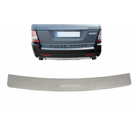 Rear Bumper Protector Sill Plate Foot Plate Aluminum Cover suitable for Range ROVER Sport L320 (Tailgate Boot Trim )