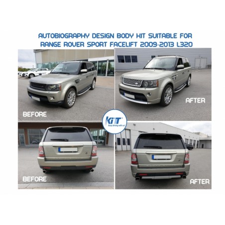 Autobiography Design Body Kit suitable for Range ROVER Sport Facelift 2009-2013 L320 Autobiography Design Body Kit suitable for Range ROVER Sport Facelift 2009-2013 L320