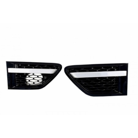 Central Grille and Side Vents Assembly suitable for Land ROVER Range ROVER Sport Facelift (2009-2013) L320 Autobiography Look Al Central Grille and Side Vents Assembly suitable for Land ROVER Range ROVER Sport Facelift (2009-2013) L320 Autobiography Look Al