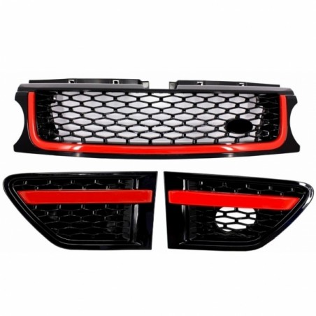 Central Grille and Side Vents Assembly suitable for Land ROVER Range ROVER Sport Facelift (2010-2013) L320 Autobiography Look Bl Central Grille and Side Vents Assembly suitable for Land ROVER Range ROVER Sport Facelift (2010-2013) L320 Autobiography Look Bl