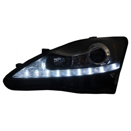 Suitable for LEXUS IS XE20 (2006-2013) LED DRL Headlights Dynamic Turn Light Signal Black Edition Suitable for LEXUS IS XE20 (2006-2013) LED DRL Headlights Dynamic Turn Light Signal Black Edition