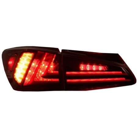 Taillights Full LED suitable for LEXUS IS XE20 (2006-2012) Light Bar Facelift New XE30 Red Clear Taillights Full LED suitable for LEXUS IS XE20 (2006-2012) Light Bar Facelift New XE30 Red Clear