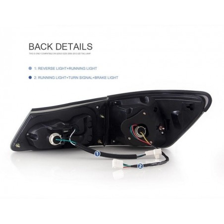 Taillights Full LED suitable for LEXUS IS XE20 (2006-2012) Light Bar Facelift New XE30 Smoke Taillights Full LED suitable for LEXUS IS XE20 (2006-2012) Light Bar Facelift New XE30 Smoke