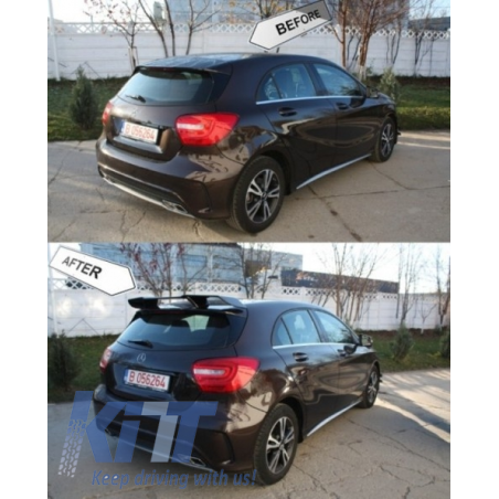 Trunk Spoiler, Boot Lid Spoiler suitable for MERCEDES Benz W176 A-Class (2012-up) A45 AMG Design. Trunk Spoiler, Boot Lid Spoiler suitable for MERCEDES Benz W176 A-Class (2012-up) A45 AMG Design.