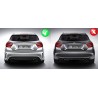 Suitable for MERCEDES W176 (2012-up) A-Class AMG Sport Pack Rear Diffuser & Exhaust Tips Tailpipe Package Black Suitable for MERCEDES W176 (2012-up) A-Class AMG Sport Pack Rear Diffuser & Exhaust Tips Tailpipe Package Black