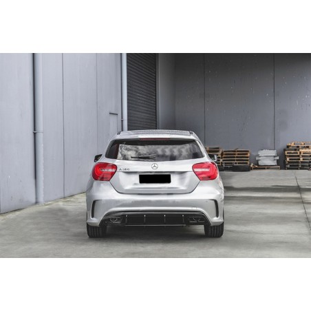 Suitable for MERCEDES W176 A-Class (2012-2018) AMG A45 Facelift Valance Rear Diffuser Black Edition Suitable for MERCEDES W176 A-Class (2012-2018) AMG A45 Facelift Valance Rear Diffuser Black Edition
