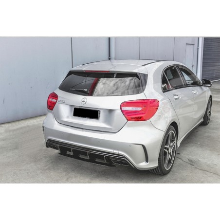 Suitable for MERCEDES W176 A-Class (2012-2018) AMG A45 Facelift Valance Rear Diffuser Black Edition Suitable for MERCEDES W176 A-Class (2012-2018) AMG A45 Facelift Valance Rear Diffuser Black Edition