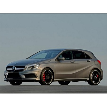 Suitable for MERCEDES A-class W176 (2012-08/2015) Front Bumper Splitters Fins Brows Aero A45 AMG Design Suitable for MERCEDES A-class W176 (2012-08/2015) Front Bumper Splitters Fins Brows Aero A45 AMG Design