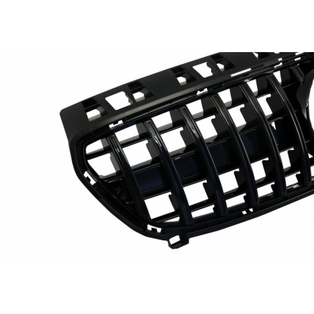 Central Grille suitable for MERCEDES Benz A-Class W176 (2012-08.2015) A45 GT-R Panamericana Design All Black Central Grille suitable for MERCEDES Benz A-Class W176 (2012-08.2015) A45 GT-R Panamericana Design All Black