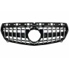 Central Grille suitable for MERCEDES Benz A-Class W176 (2012-08.2015) A45 GT-R Panamericana Design Black / Chrome Central Grille suitable for MERCEDES Benz A-Class W176 (2012-08.2015) A45 GT-R Panamericana Design Black / Chrome