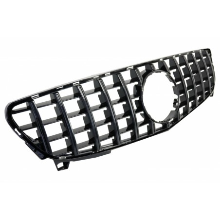 Central Grille suitable for MERCEDES Benz A-Class W176 Facelift (09.2015-2018) A45 GT-R Panamericana Design All Black Central Grille suitable for MERCEDES Benz A-Class W176 Facelift (09.2015-2018) A45 GT-R Panamericana Design All Black
