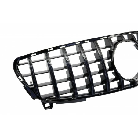Central Grille suitable for MERCEDES Benz A-Class W176 Facelift (09.2015-2018) A45 GT-R Panamericana Design All Black Central Grille suitable for MERCEDES Benz A-Class W176 Facelift (09.2015-2018) A45 GT-R Panamericana Design All Black