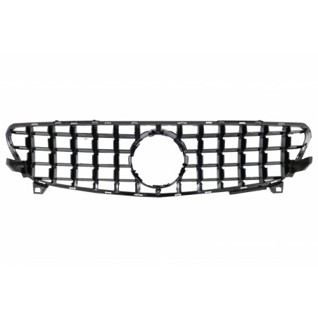 Central Grille suitable for MERCEDES Benz A-Class W176 Facelift (09.2015-2018) A45 GT-R Panamericana Design All Black Central Grille suitable for MERCEDES Benz A-Class W176 Facelift (09.2015-2018) A45 GT-R Panamericana Design All Black