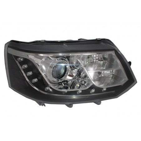 Headlights suitable for VW T5 GP (2010+) Drl Optic Black Headlights suitable for VW T5 GP (2010+) Drl Optic Black