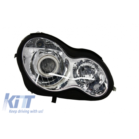 Angel Eyes Headlights suitable for MERCEDES W203 C-Class (2000-2007) Angel Eyes Headlights suitable for MERCEDES W203 C-Class (2000-2007)