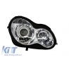 Angel Eyes Headlights suitable for MERCEDES W203 C-Class (2000-2007) Angel Eyes Headlights suitable for MERCEDES W203 C-Class (2000-2007)