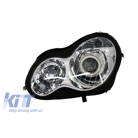 Angel Eyes Headlights suitable for MERCEDES W203 C-Class (2000-2007) Angel Eyes Headlights suitable for MERCEDES W203 C-Class (2000-2007)