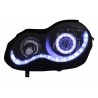 Suitable for MERCEDES W203 C-Class (2000-2007) Angel Eyes Headlights Left Side Black Suitable for MERCEDES W203 C-Class (2000-2007) Angel Eyes Headlights Left Side Black