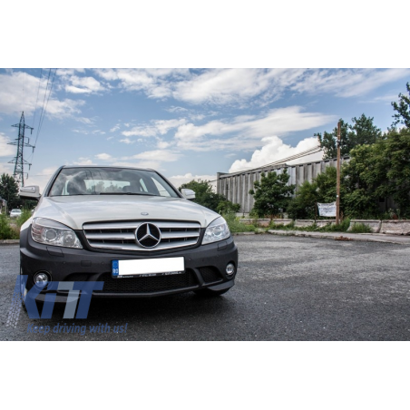 Front Bumper suitable for MERCEDES C-Class W204 (2007-2012) C63 AMG Design With PDC and Fog Lights Front Bumper suitable for MERCEDES C-Class W204 (2007-2012) C63 AMG Design With PDC and Fog Lights