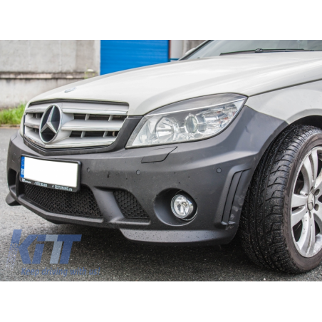 Front Bumper suitable for MERCEDES C-Class W204 (2007-2012) C63 AMG Design With PDC and Fog Lights Front Bumper suitable for MERCEDES C-Class W204 (2007-2012) C63 AMG Design With PDC and Fog Lights