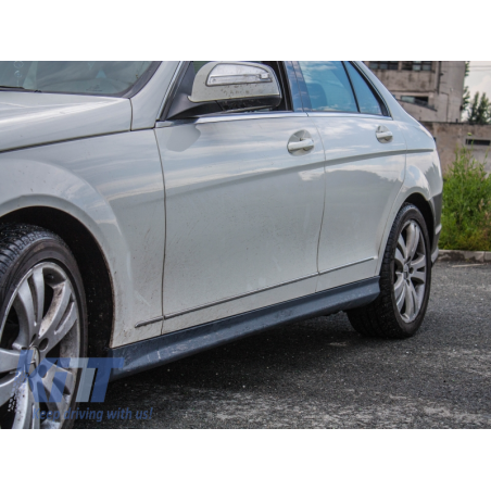 Side Skirts suitable for MERCEDES C-Class W204 (2007-2012) AMG Design Side Skirts suitable for MERCEDES C-Class W204 (2007-2012) AMG Design